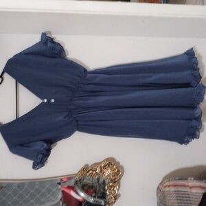 Indigo blue dress
